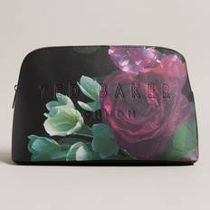 Ted Baker Toiletry Bags Ted Baker PAPIEE Black Floral Wash Bag