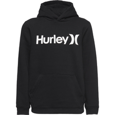 Hurley Boy's Logo Fleece Pullover Hoodie - Black