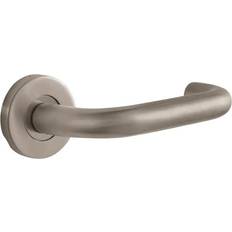 Designer Levers Athena Full Curve Door Handle on Rose