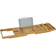 SoBuy FRG207-N, Extendable Bamboo Bathtub Caddy