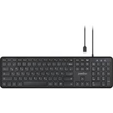 Perixx Tastaturer Perixx periboard-210cde kabelgebundene standard usb-c tastatur,schwarz,de-layout