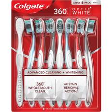 Colgate Optic White 360 Manual Toothbrush, Soft