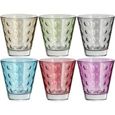 Leonardo Flerfarvet Glas Set of 6 260 mm 174 mm Tumblerglas 6stk