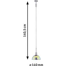 E14 Pendelleuchten Paulmann URail Sarrasani chrommatt/dichroic Pendelleuchte