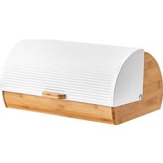 Zeller wooden steel breadbox 25366 Brødkasse