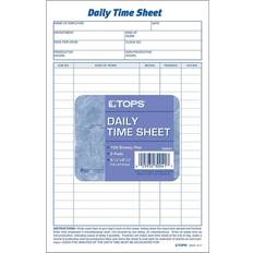 Daily Employee Time and Job Sheet 6x9.5" 100 Sheets 2-pack