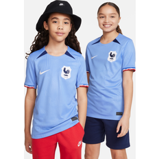 Nike National Team Jerseys Nike France Home Shirt 2023 Juniors Blue