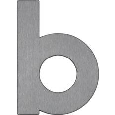 Silver Facade Numbers Albert Leuchten House Number Letter A Aluminium