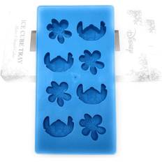 Plastica Stampi per Ghiaccio Silver Buffalo Disney Lilo & Stitch Silicone Mold Ice Cube Tray 8 Cubes Stampo per Ghiaccio