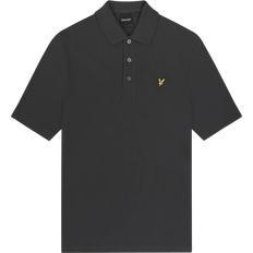 Gris - Hombre Polos Lyle & Scott Plain Polo Shirt - Gunmetal