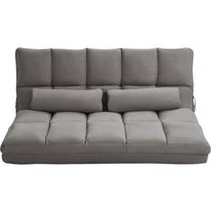 Homcom Convertible Dark Gray Sofa 51.2" 2 Seater