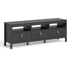 Furniture To Go Barcelona Matt Black TV Bench 151.2x54.1cm
