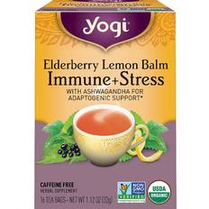 Yogi Elderberry Lemon Balm Immune + Stress Tea 16 1