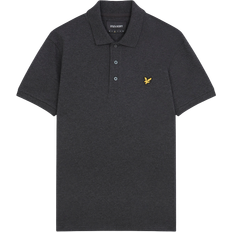 Lyle & Scott Plain Polo Shirt - Charcoal Marl