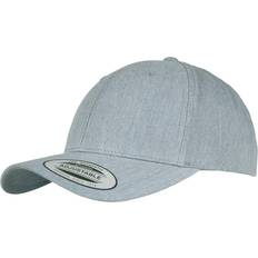 Flexfit Curved Classic Snapback Cap Unisex - Heather Grey