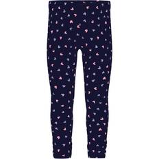Hjerter Bukser Børnetøj Name It Fleece-leggings mørk safir Heart