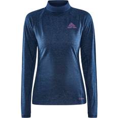 Craft trail adv subz wool blau damen langarmtrikot