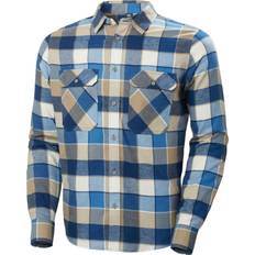 Flannel l s plaid shirt Helly Hansen Organic Flannel L/S Shirt M - Pebble Plaid