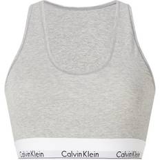 Calvin Klein Femme Vêtements Calvin Klein Unlined Bralette Grey Female