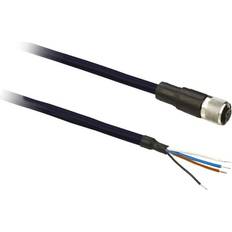 Telemecanique Kabler Telemecanique PUR M12 4-pin hun lige
