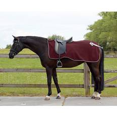 Ridesport QHP Træningstæppe Fleece Ornament - Grå/Sølv