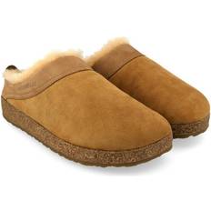 Beige - Unisex Slippers Haflinger Unisex Snowbrid Clog Slippers Tan 713015-46