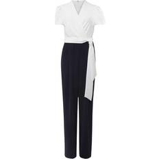 Polyester - Women Jumpsuits & Overalls Phase Eight Eloise Wide Leg Jumpsuit - Navy/Ivory