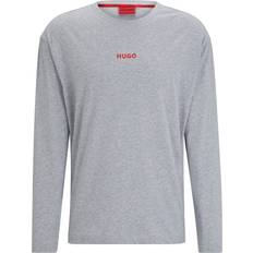 HUGO BOSS Pyjamasar HUGO BOSS BOSS Herr Linked Ls-skjorta pyjamas långärmad, Grey35