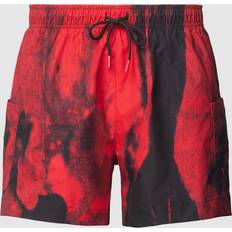 HUGO BOSS Bademode HUGO BOSS Badeshorts MYST ROT/ SCHWARZ