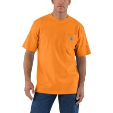 Carhartt Men's K87 Pocket T-Shirt, XL, Marmalade Heather