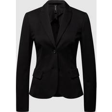 Viskose Jacketts Marc Cain Jerseyblazer SCHWARZ