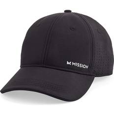 Film & TV Headgear Mission Black Fits Most Cooling Vented Performance Hat