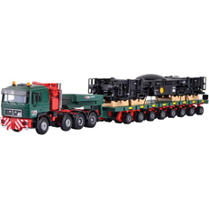 Viessmann Modelbyggeri Viessmann Man Sk with Scheuerle Platform Car & Rail Crane Undercarriage 13601