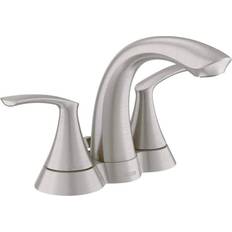 Double Handles Basin Faucets Moen Darcy (WS84550SRN) Brushed Nickel