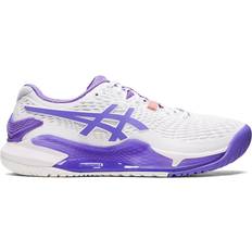 Asics Syntetisk Racketsportsko Asics Gel-Resolution 9 W - White/Amethyst