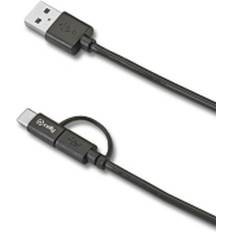 Celly USB Cable Micro Type C Adapter 1m