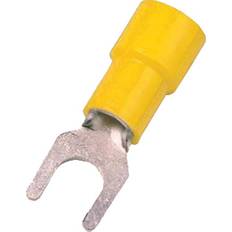 Gaffelkabelsko isoleret gul 4-6mm2 M10 DIN46237