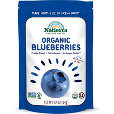 Dried Fruit Natierra Organic Freeze-Dried Blueberries 1.2oz 1pack