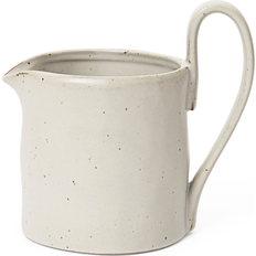 Porselein Melkkannen Ferm Living Flow Melk Pot Off-White 13.5 x 12.5 x 8.5 cm