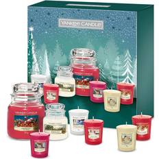 Small Scented Candles Yankee Candle Wow Christmas Gift Set Multicolour Scented Candle 9pcs