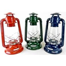 Metal Lanterns Garden Mile Rinkit Redwood Metal Paraffin Hurricane Lantern