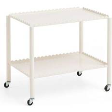 Blanco Carritos Mesa Hay Arcs Trolley Low Eggshell 63 x 44 x 53.5 cm Carrito Mesa