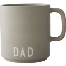 Verre Tasses Design Letters Avec Poignée 25 cl Cool Grey Tasse