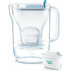 Brita Pichets Brita Carafe Filtrante Style Bleu 2.4 L Dont 1.4 L D'Eau Filtrée Avec Une 1 Cartouche Pichet