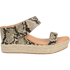 Journee Collection Alissa - Beige/Black Snake Print