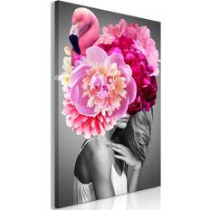 Artgeist Flamingo Girl Lodret Billede