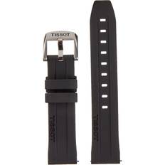 Tissot Correas de reloj Tissot Silicone Black 18mm Black