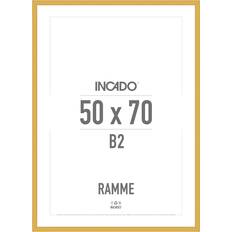 Incado Lemon Curry Yellow Ramme 50x70cm
