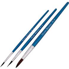 Major Brushes Watercolour Brushes, Sizes 2, 4 and 8, Assorted Pack of 10 Major Brushes