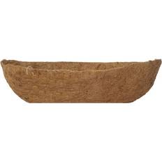 Ambassador Natural Coco Wall Trough Liner Cupped Shaped Coco